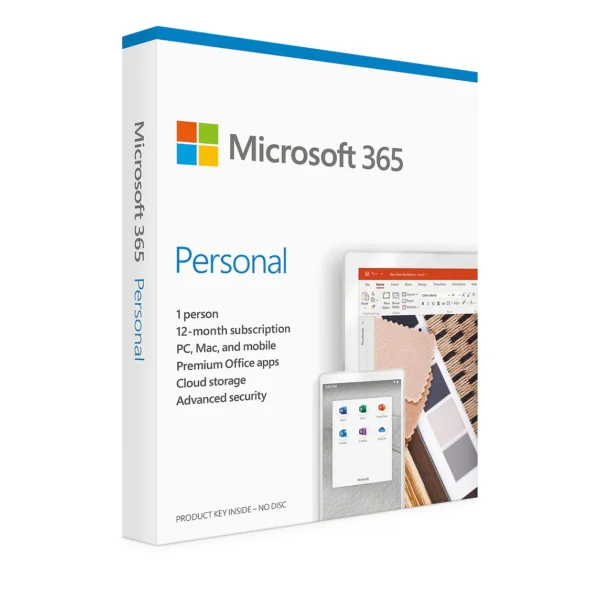 Microsoft 365 Personal for 1 User (1 Year) – Key Card Box – nordwell.tech
